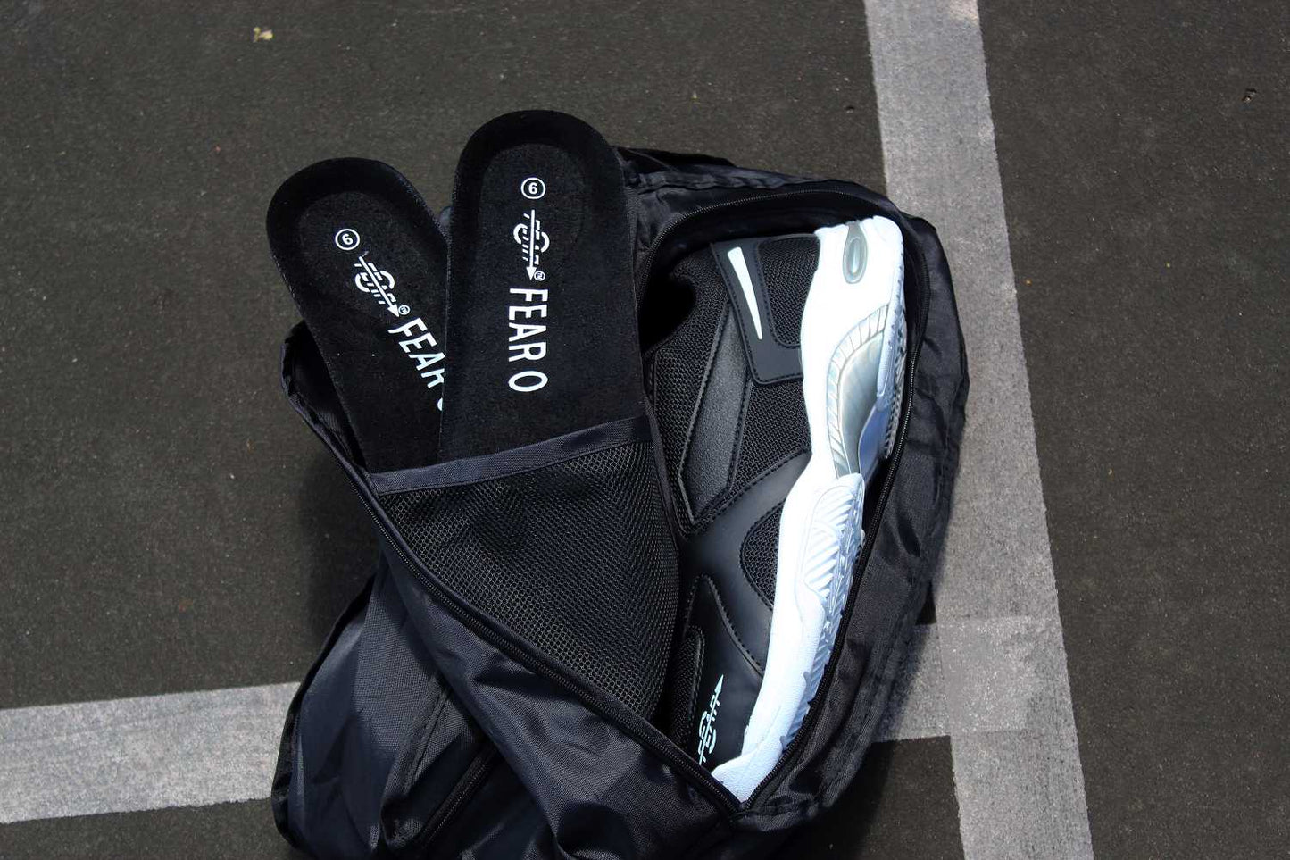 Men's High Arch Firm Support Black Walking Shoes, Comfort & Performance Style