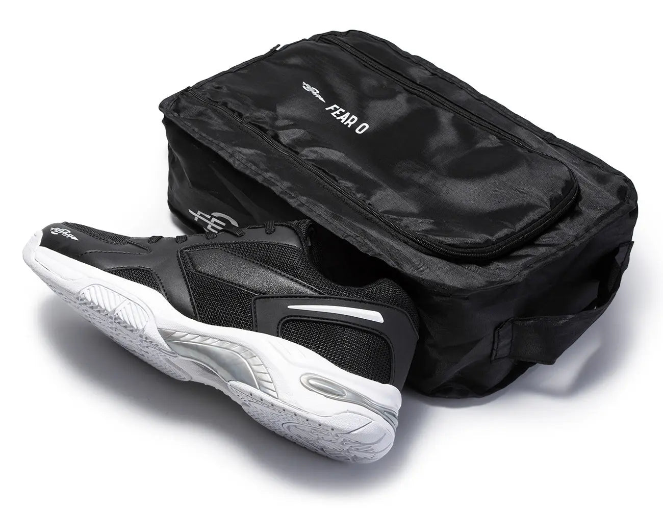 Men's High Arch Firm Support Black Walking Shoes, Comfort & Performance Style